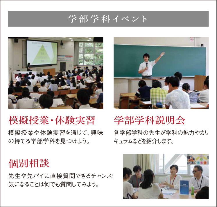 日進キャンパスのプログラム