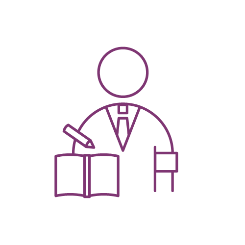 法学部現代社会法学科のイラスト
