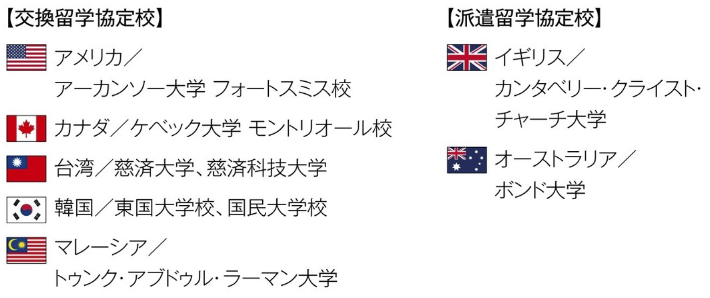 海外語学研修の表